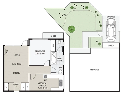 1/3c Innellan Road, Murrumbeena, Bayside, 1 कमरे, 1 बाथरूम, Apartment