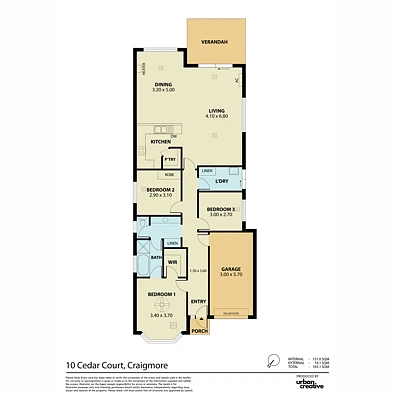 10 Cedar Court, Craigmore, SA 5114, 3 slaapkamers, 1 badkamers, House