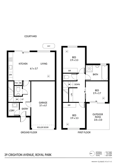 29 Crighton Avenue, Royal Park, SA 5014, 3 Schlafzimmer, 1 Badezimmer, Townhouse