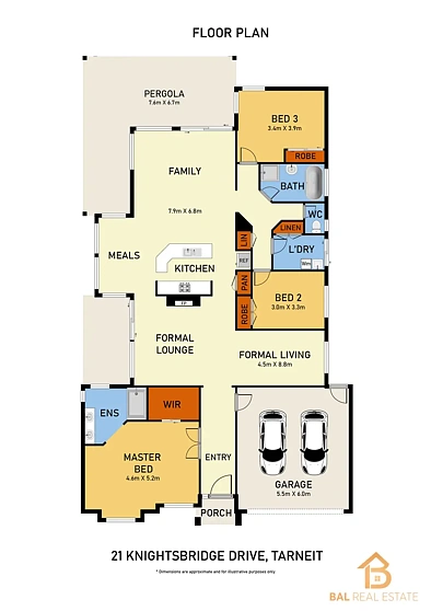 21 Knightsbridge Drive, Tarneit, VIC 3029, 3房, 2浴, House