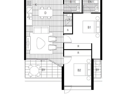 116/6C Defries Avenue, Zetland, Eastern Suburbs, 2 Schlafzimmer, 2 Badezimmer, Apartment