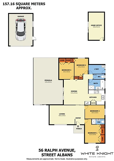 Plano ng Bahay - 56 Ralph Avenue, St Albans, VIC 3021