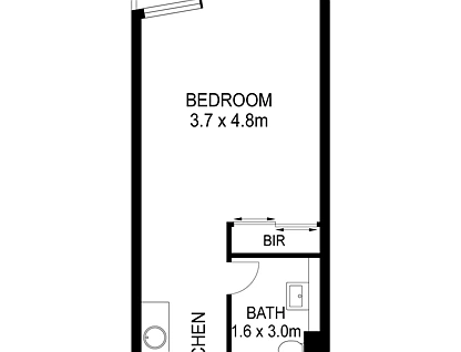 205/4-18 Ferguson St, Williamstown, South West Melbourne, 1房, 1浴, Apartment