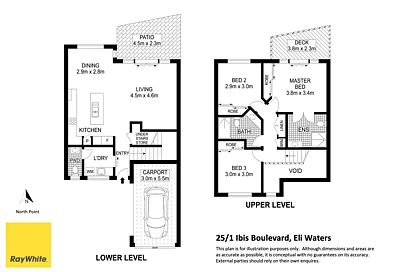 25/1 Ibis Boulevard, Eli Waters, QLD 4655, 3 slaapkamers, 2 badkamers, Townhouse