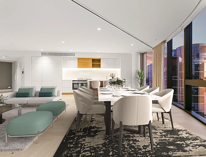 2009/1 Geoffrey Bolton Avenue, Perth, Perth CBD, 3 Kuwarto, 2 Banyo, Apartment