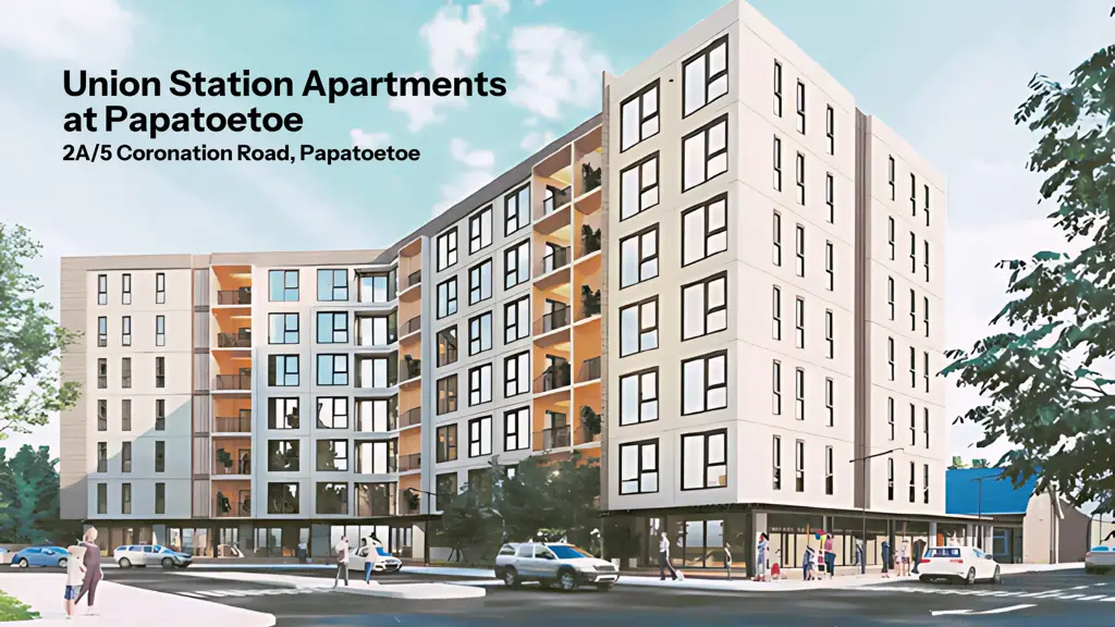 Papatoetoe 1ਬੈੱਡਰੂਮ 1 Bed, 1 Study, 1 Bath - Union Station Apartments at Papatoetoe - Comfort and Co