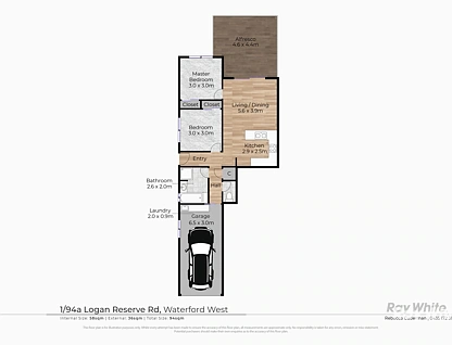1/94A Logan Reserve Road, Waterford West, Brisbane - Southern Region, 2 રૂમ, 1 બાથરૂમ, Apartment