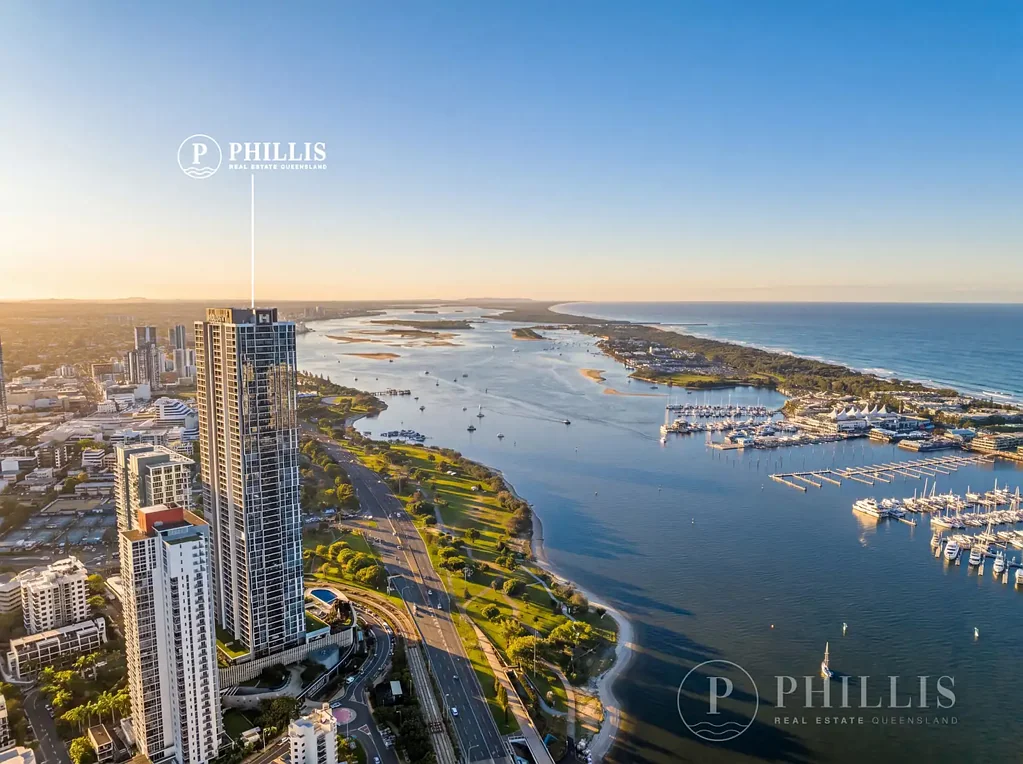 Southport 2Zimmer Sky home, amazing ocean Views, modern, great facilities.