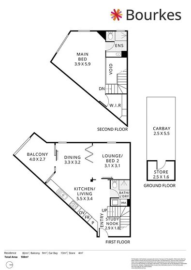 7/2 Downey Drive, Como, WA 6152, 2 침실, 2 욕실, Apartment