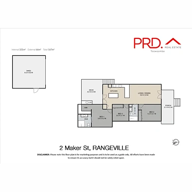 2 Maker Street, Rangeville, QLD 4350, 3房, 2浴, House