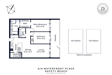 9/9 Waterfront Place, Safety Beach, VIC 3936, 2 slaapkamers, 2 badkamers, Apartment
