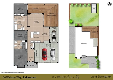 106 Webster Way, Pakenham, VIC 3810, 3 slaapkamers, 2 badkamers, House