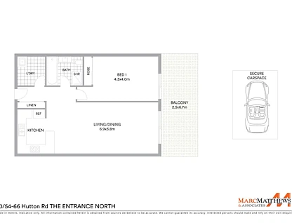 80/54-66 Hutton Road, The Entrance North, Central Coast, 1 habitaciones, 1 baños, Unit