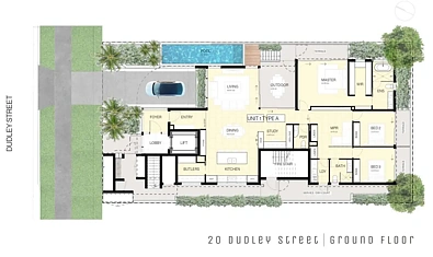 20 Dudley Street, Mermaid Beach, QLD 4218, 4 rūma, 3 rūma horoi, Apartment