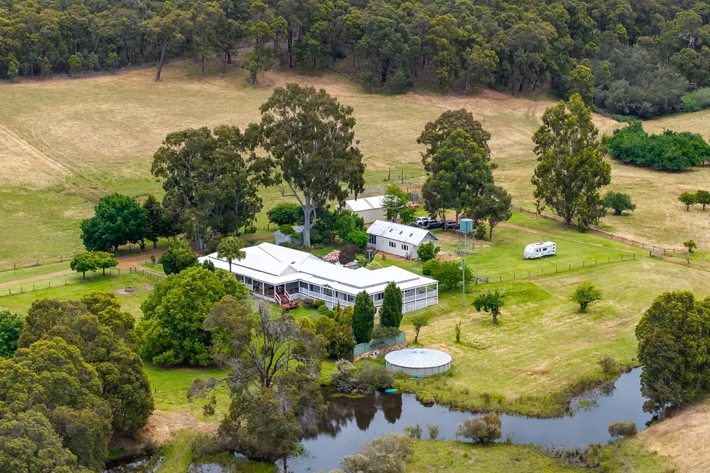 Capel River  Netherwood Estate, offering 82 acres with dual living options