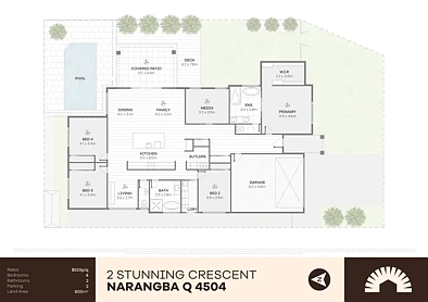 2 Stunning Crescent, Narangba, QLD 4504, 4 chambres, 2 salles de bain, House