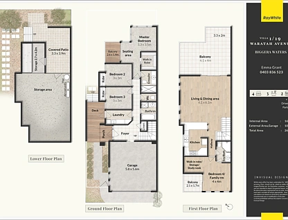 1/19 Waratah Avenue, Biggera Waters, Gold Coast, 4 Schlafzimmer, 3 Badezimmer, Apartment