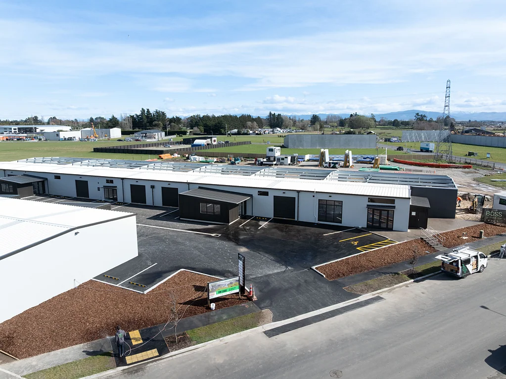 Rangiora Warehouse Units in Rangiora Business Park