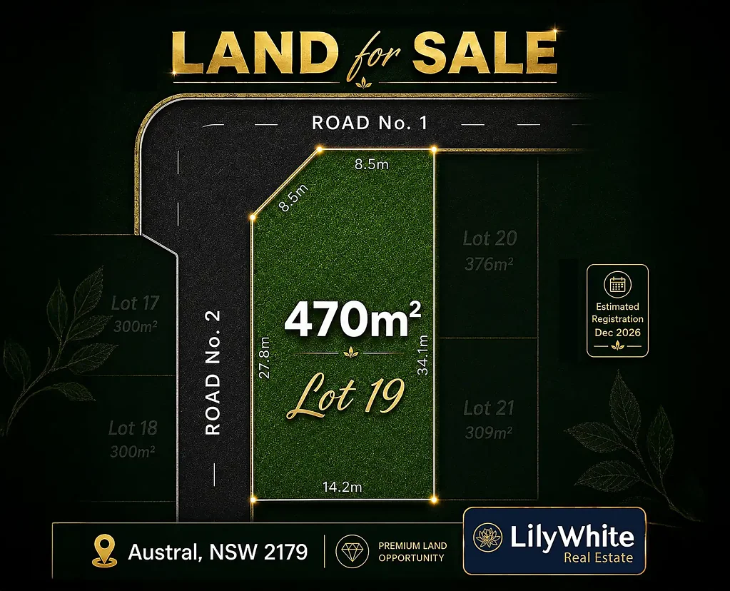 Austral PREMIUM CORNER LAND!