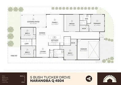 5 Bush Tucker Drive, Narangba, QLD 4504, 4 Bedrooms, 2 Bathrooms, House