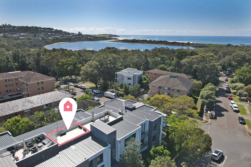 Dee Why 2房 宽敞两卧公寓 现代 Ce-Vu 综合 安全中心 地处 Dee Why 活力近海滩 餐厅 交通 学校 超大厨房 开放式布局 高天花板 北向阳台 39平私人露台 宽敞卧室 主卧套间 豪华主浴 内部洗衣 全屋地板 并列停车位 Oversized Two-Bedroom Retreat in the Heart of Dee Why with  Huge Entertainers Terrace!!