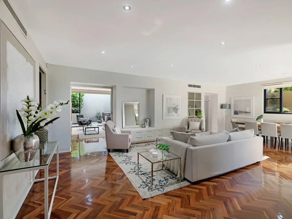 Ground floor luxury with front and rear courtyards