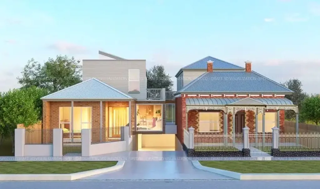Northcote 2Habitaciones Victorian double fronted tuck pointed home ready for renovation and extension on a massive 820 m2 block.