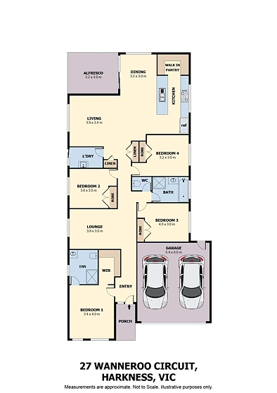 27 Wanneroo Circuit, Harkness, VIC 3337, 4 rūma, 2 rūma horoi, House