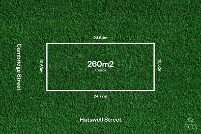 Hackney Rare land opportunity to secure a prime corner allotment overlooking St Peters College oval – with planning approved architectural plans.