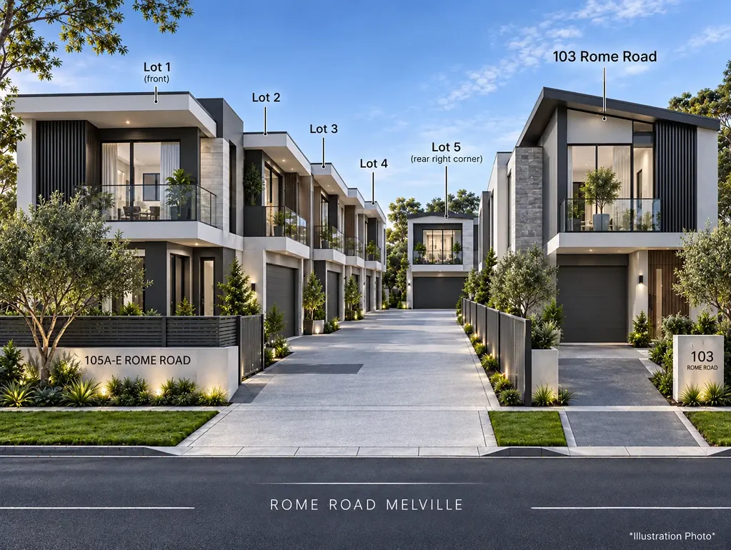Melville Rare Five-Lot Opportunity in the Heart of Melville