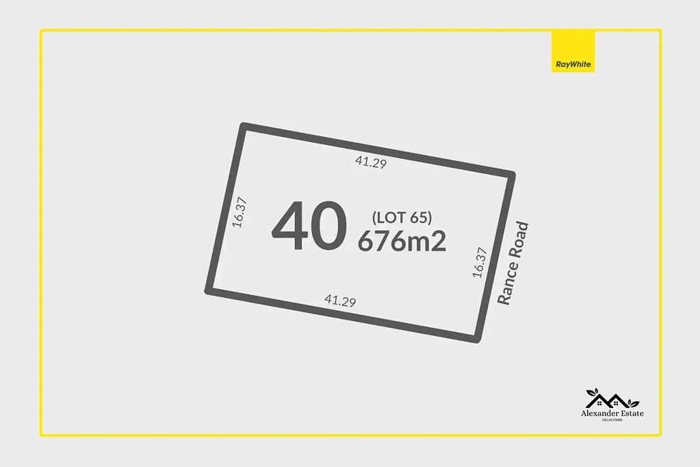40 Rance Road (Lot 65 Alexander Estate), Delacombe, VIC 3356