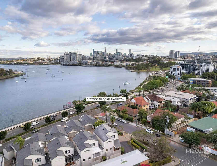 UNIT 5/7 TOORAK ROAD, Hamilton, Brisbane - Northern Region , 3房, 2浴, Townhouse