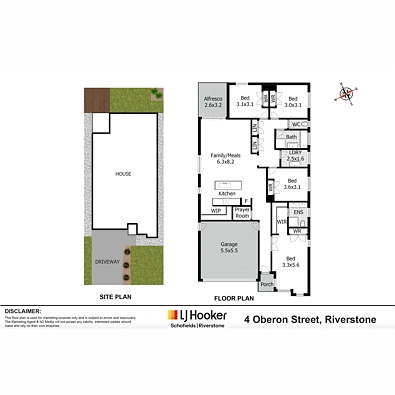 Plano ng Bahay - 4 Oberon Street, Riverstone, NSW 2765