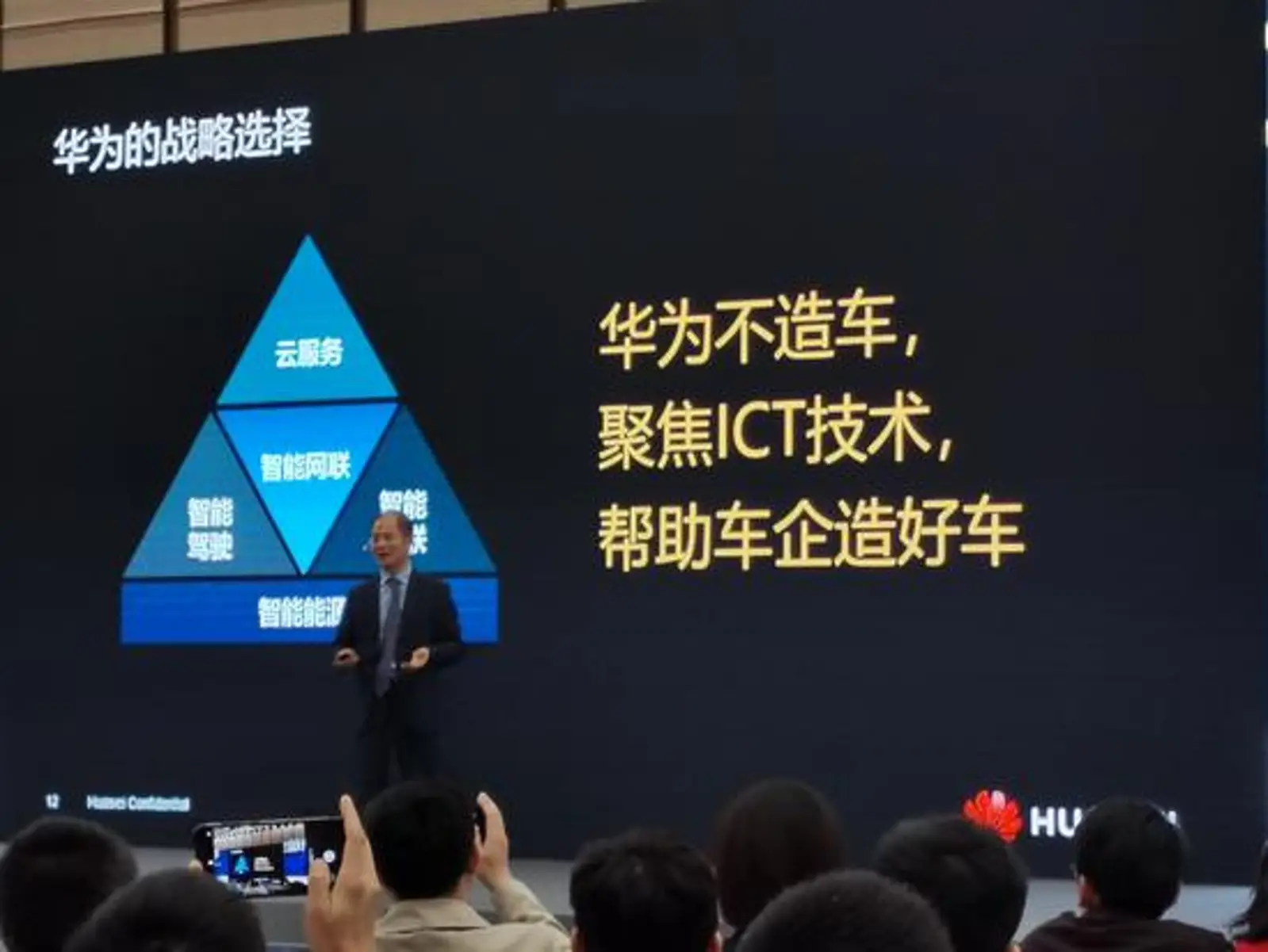 华为轮值董事长徐直军:华为不造车 要帮车企造好车