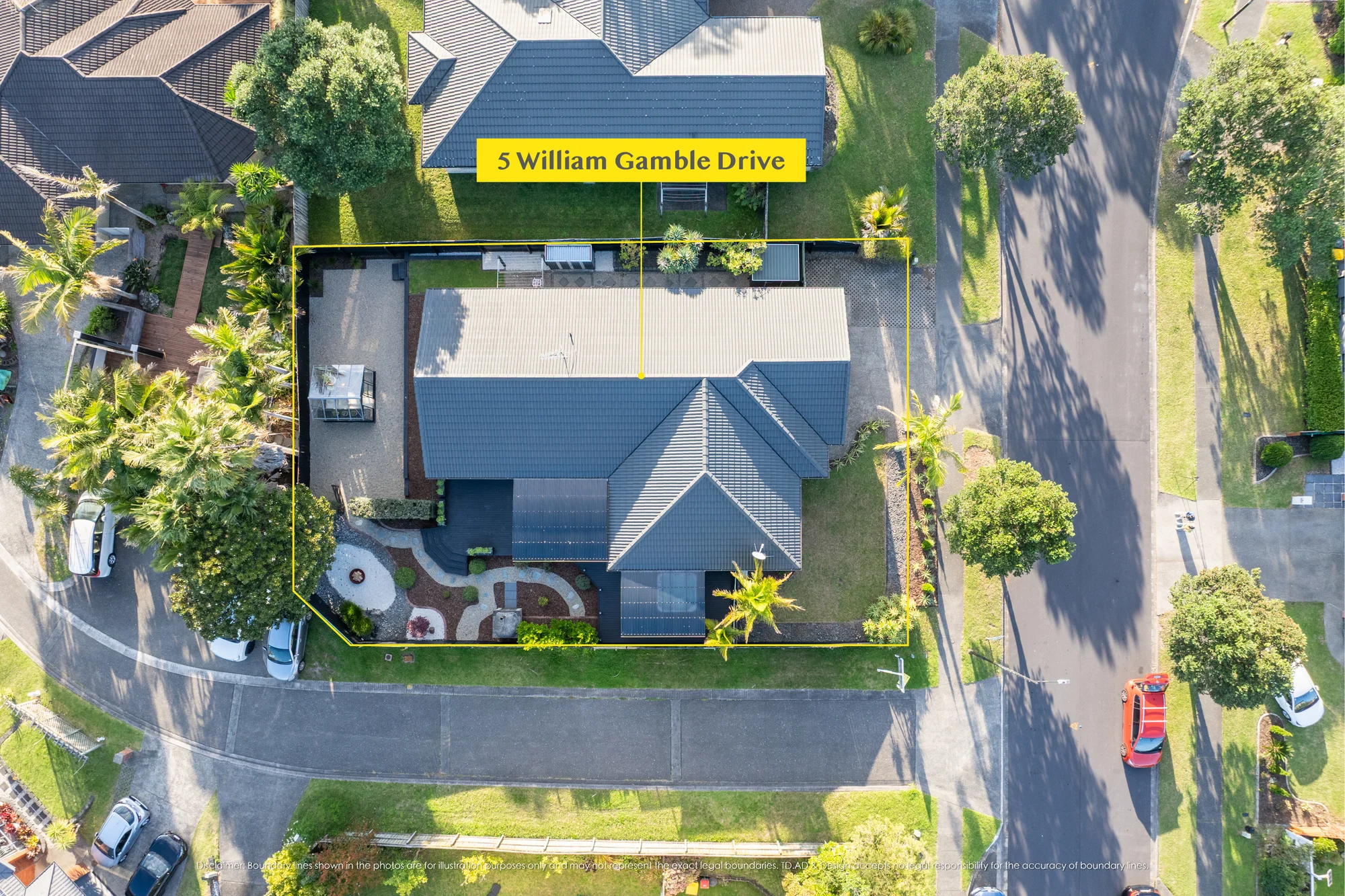 Greenhithe 4房 步行约1分钟到 Upper Harbour Primary｜603㎡大地｜花园、Spa、披萨炉，舒适生活一步到位 Brick & Tile Beauty - School at Your Doorstep