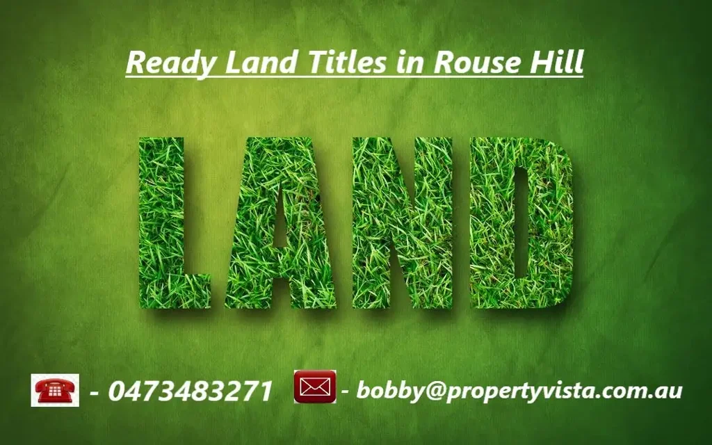 Rouse Hill Rouse Hill优质地块 便捷地铁购物 近学校 5分钟车程 灵活自选建筑商 Last Lot Left | Contact 0473483271 today!