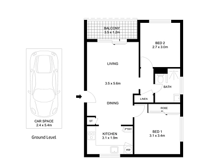 9/162 Croydon Avenue, Croydon Park, Inner West, 2 habitaciones, 1 baños, Apartment