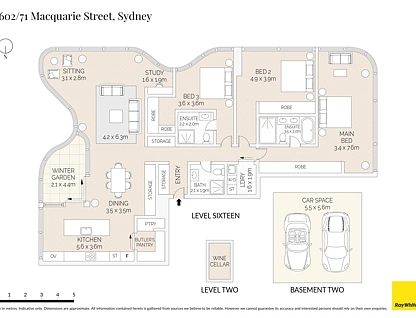 1602/71 Macquarie Street, Sydney, Sydney CBD, 3 कमरे, 3 बाथरूम, Apartment