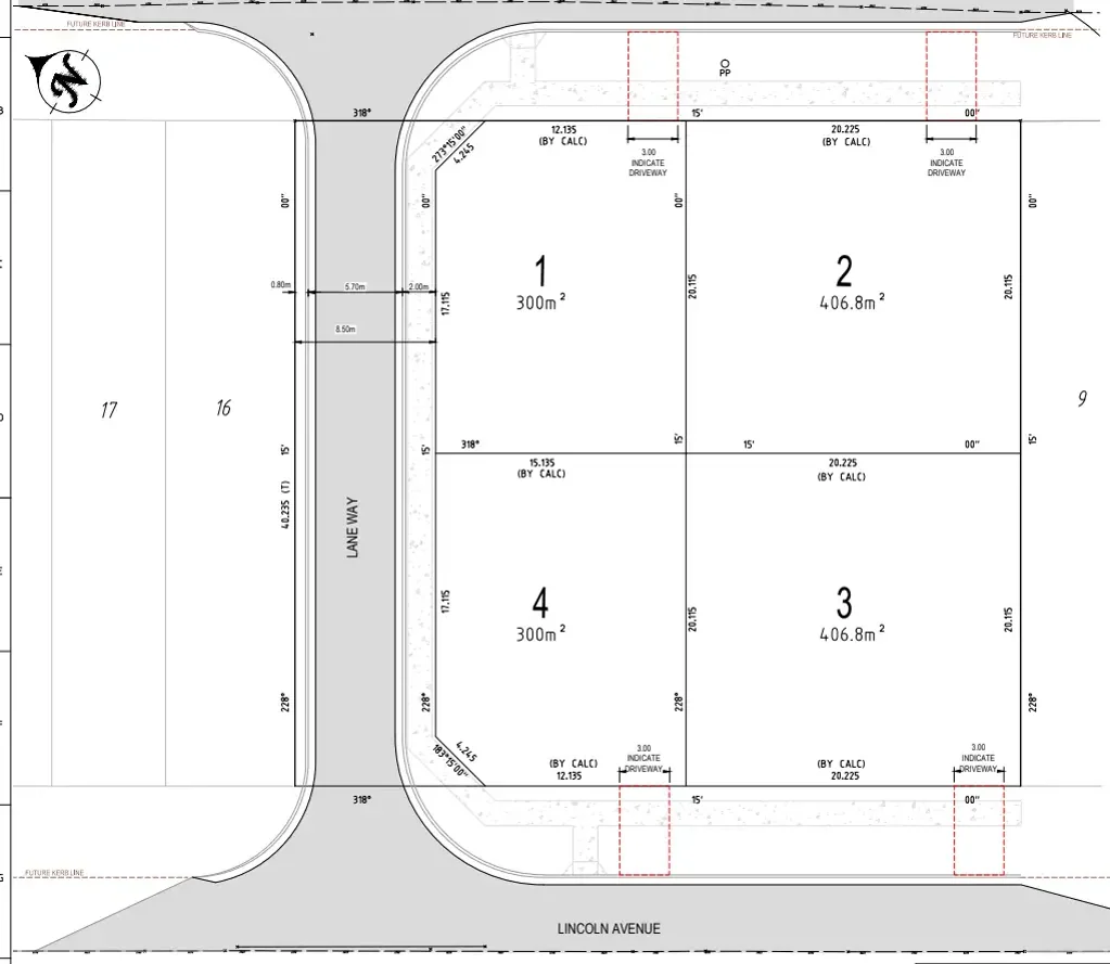 Riverstone 1765sqm Development Site with DA approved plans for 4 seperate lots & 6 Dwellings!