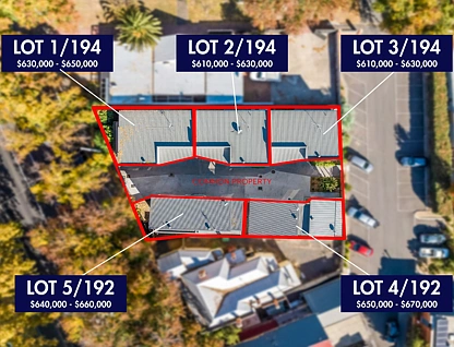 Lot 1 - 5/192 - 194 High Street, Bendigo, Bendigo, 3 Bedrooms, 2 Bathrooms, Townhouse
