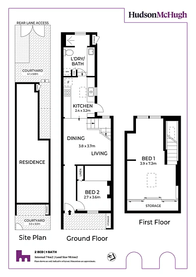 48 Rofe Street, Leichhardt, NSW 2040, 2 habitaciones, 1 baños, House