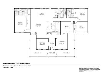 95A Innamincka Road, Greenmount, WA 6056, 4 Schlafzimmer, 2 Badezimmer, House