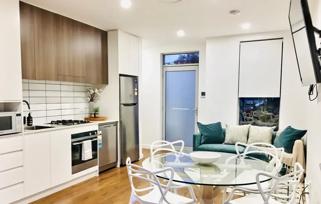 Modern three bedroom two bathroom townhouse with garage