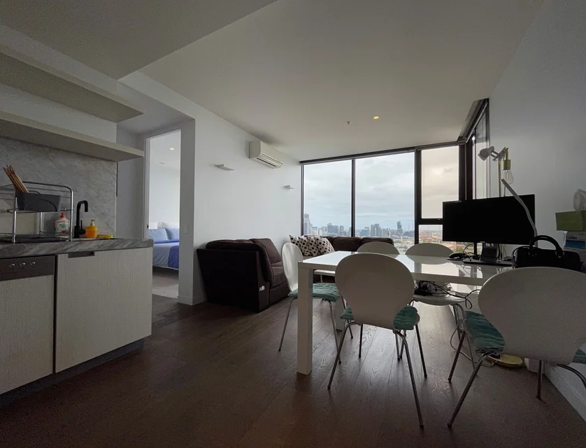 1702/33 Blackwood Street, North Melbourne, Melbourne CBD, 2 rūma, 2 rūma horoi, Apartment