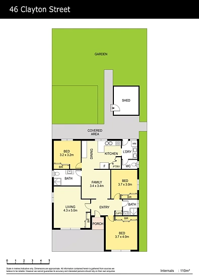 46 Clayton Street, Sunshine North, VIC 3020, 3房, 2浴, House