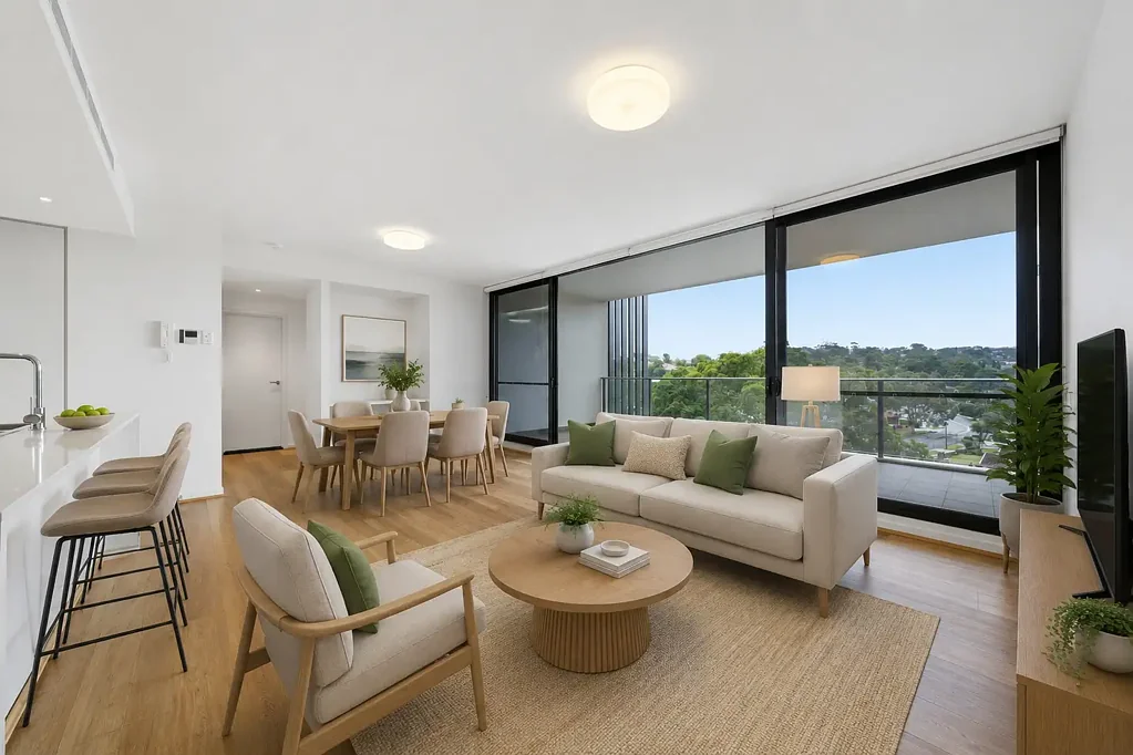 West Ryde 2Moenga Spacious Two Bedroom, North Facing Apartment with Uninterrupted District View