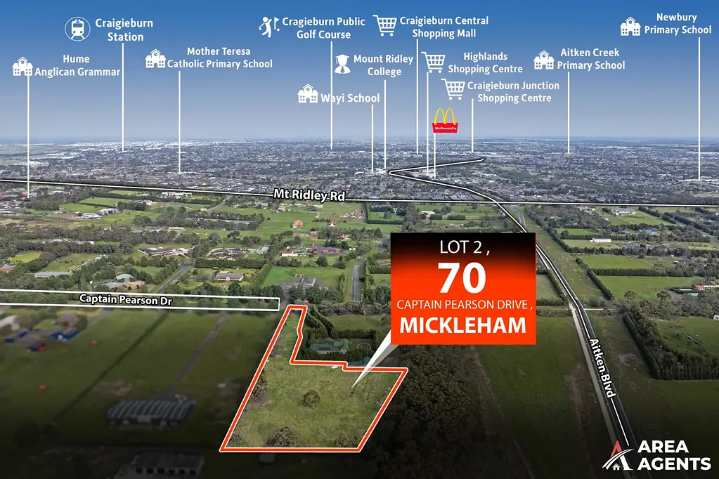 Mickleham 位于蓝筹地段 Mickleham 的优质 2.47 英亩生活方式地块 – 打造您梦想中的家园 Premium 2.47 Acre Lifestyle Allotment in Blue-Chip Mickleham – Build the Dream You've Always Imagined