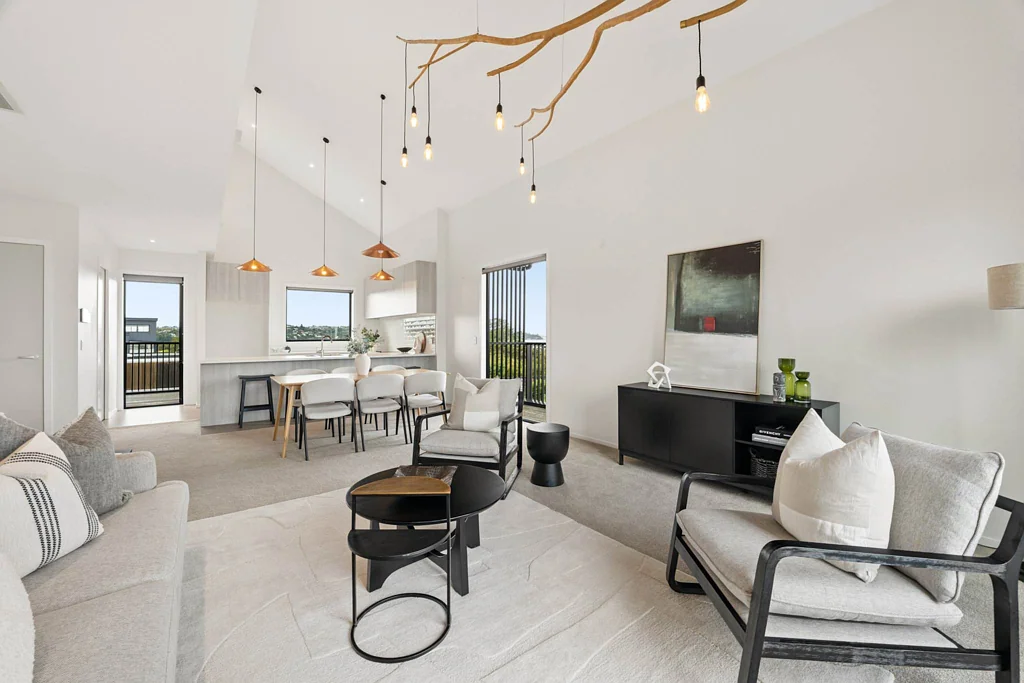 Hobsonville 3غرفة نوم Elite Living on Corner Site with Spectacular Views