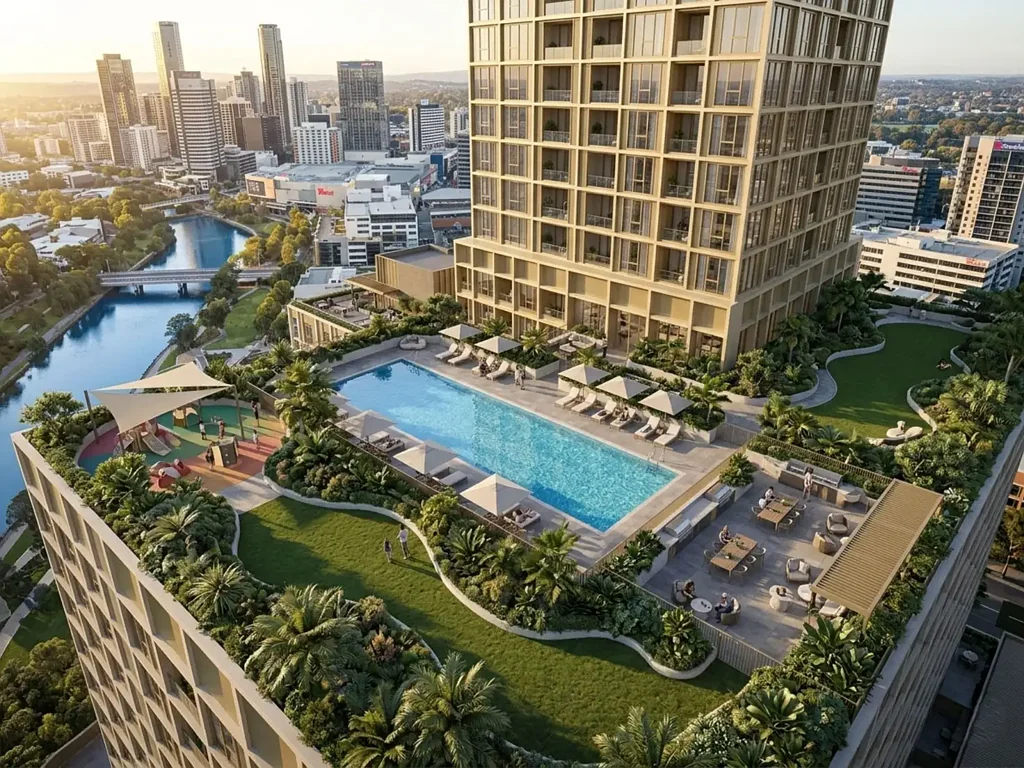 Parramatta 2Zimmer Premium Apartment with Skyline Outlook