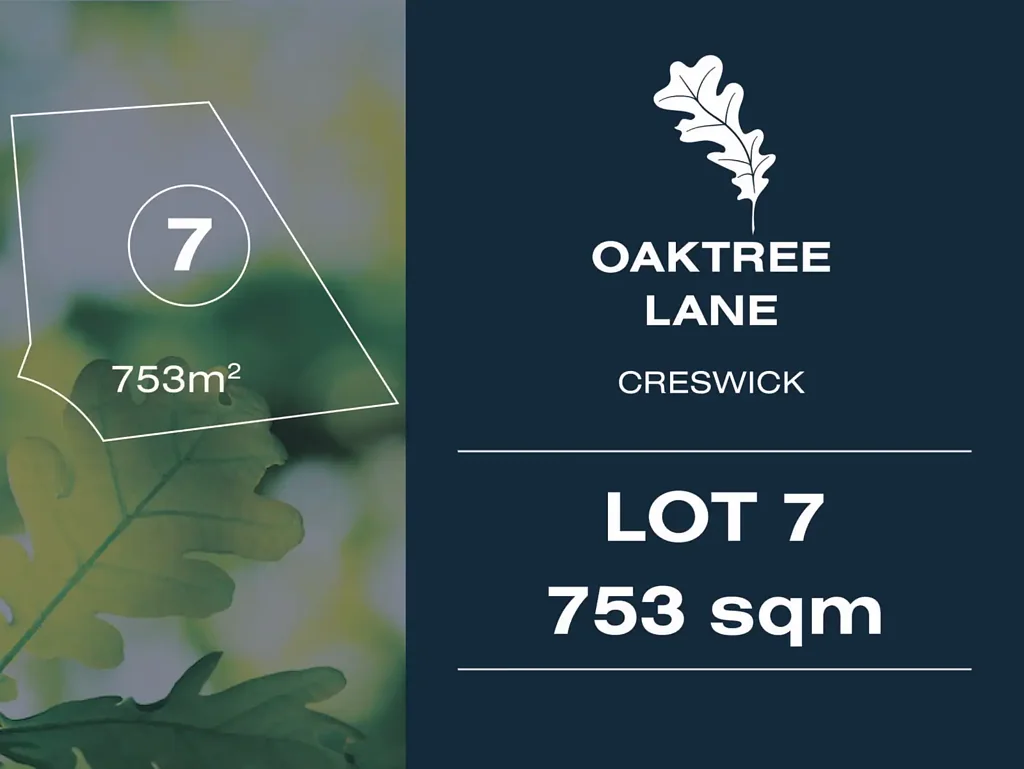 Creswick LOT 7 OAKTREE LANE CRESWICK